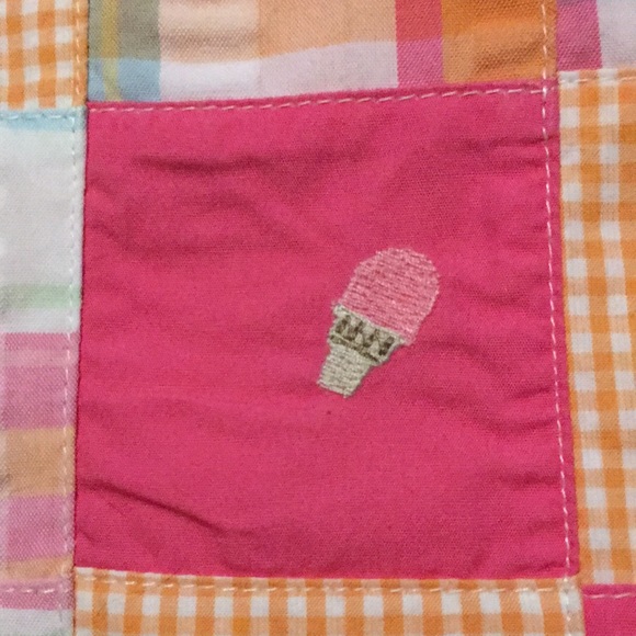 Vintage Gymboree Popsicle Party patchwork top Sz 8 - Picture 5 of 10